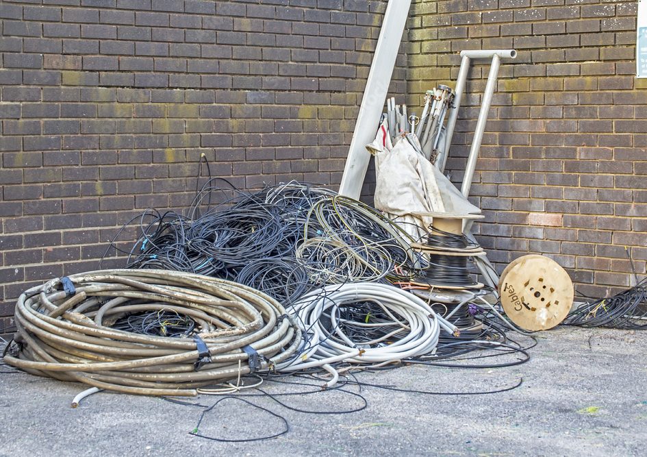 pile of wire